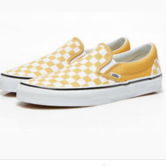 slip on yellow vans